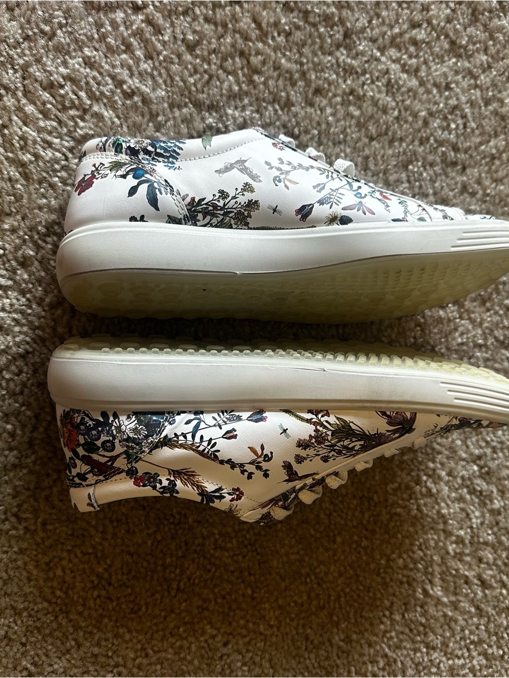 RARE Ecco Soft 7 Women’s Kristjana S. Williams Leather Sneaker US 8/8.5  EU 39 - Picture 7 of 10